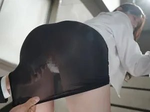 Hot japan girl Rei Mizuna in group sex scene